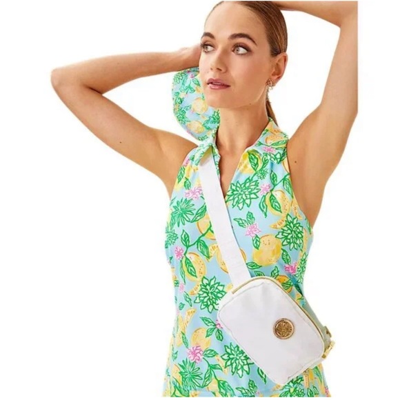 NWT Lilly Pulitzer UPF 50+ Luxletic Dania Pleated Dress - Picture 4 of 6